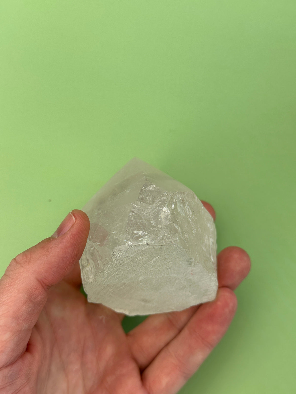 Clear quartz - Rough cut point