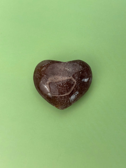 Strawberry Quartz - XL heart