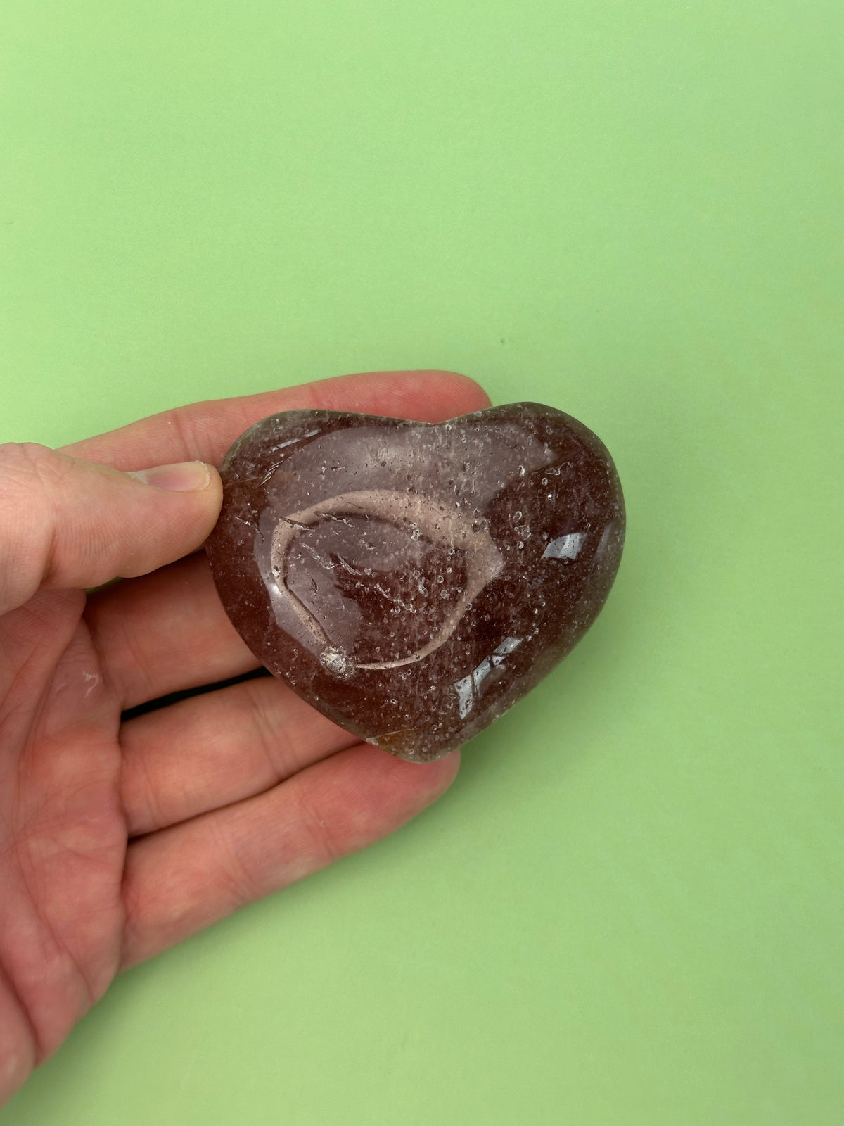 Strawberry Quartz - XL heart