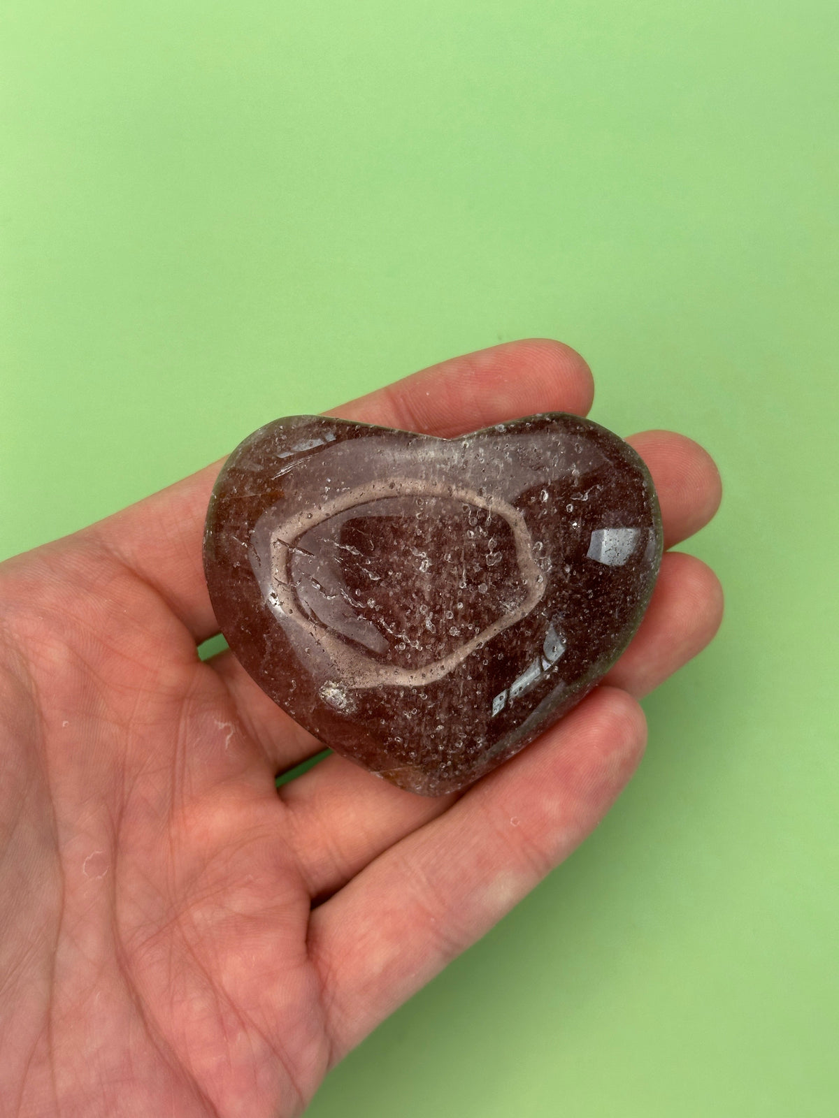 Strawberry Quartz - XL heart
