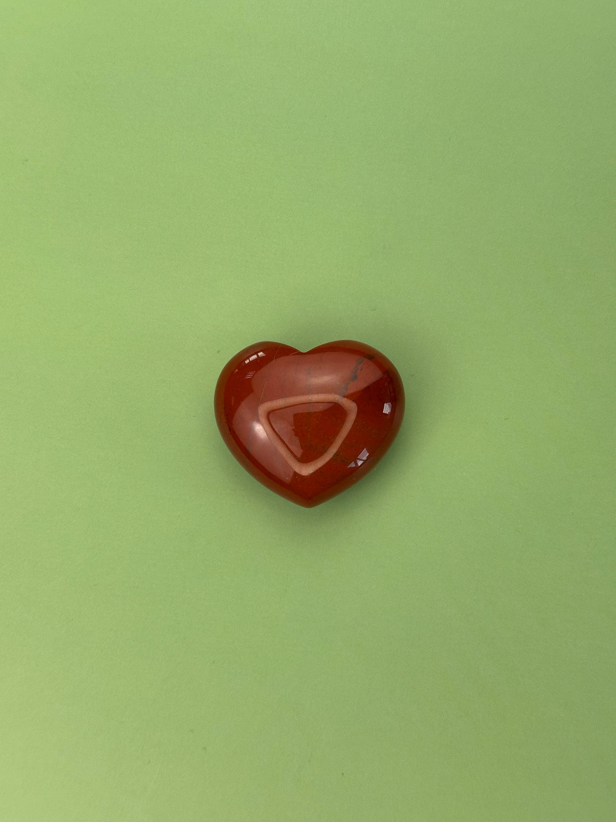 Red jasper - Medium heart