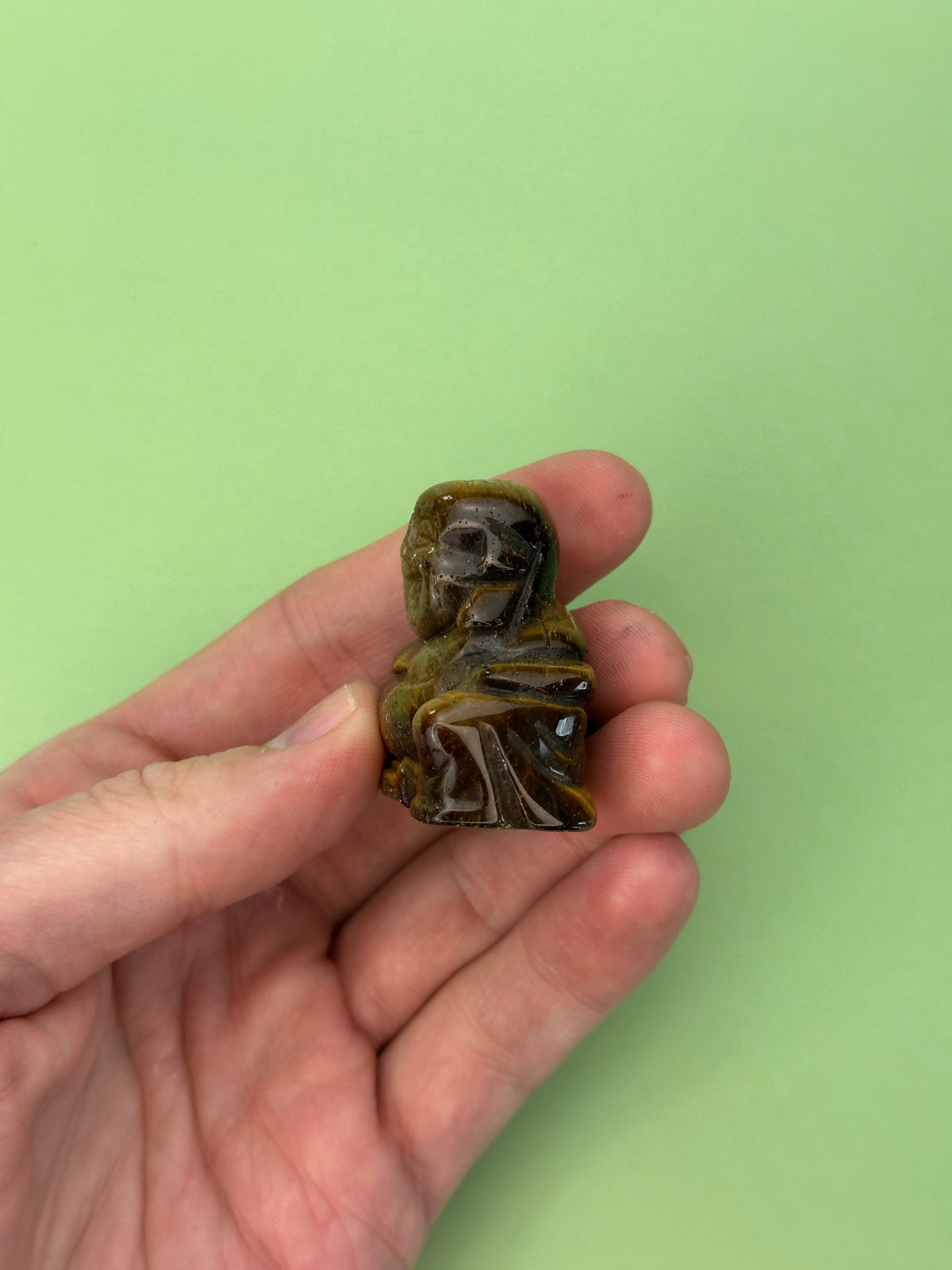 Tigers eye - Mini buddha