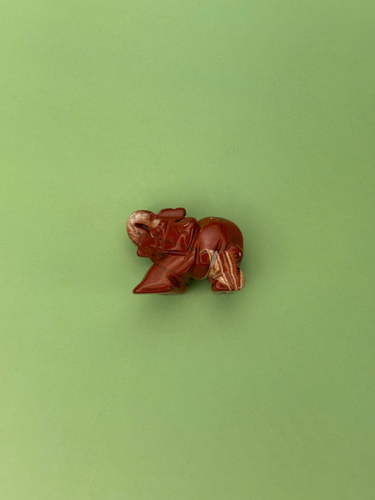 Red jasper - Elephant
