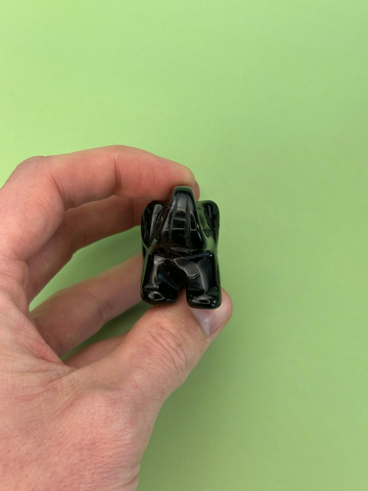 Black obsidian - Elephant