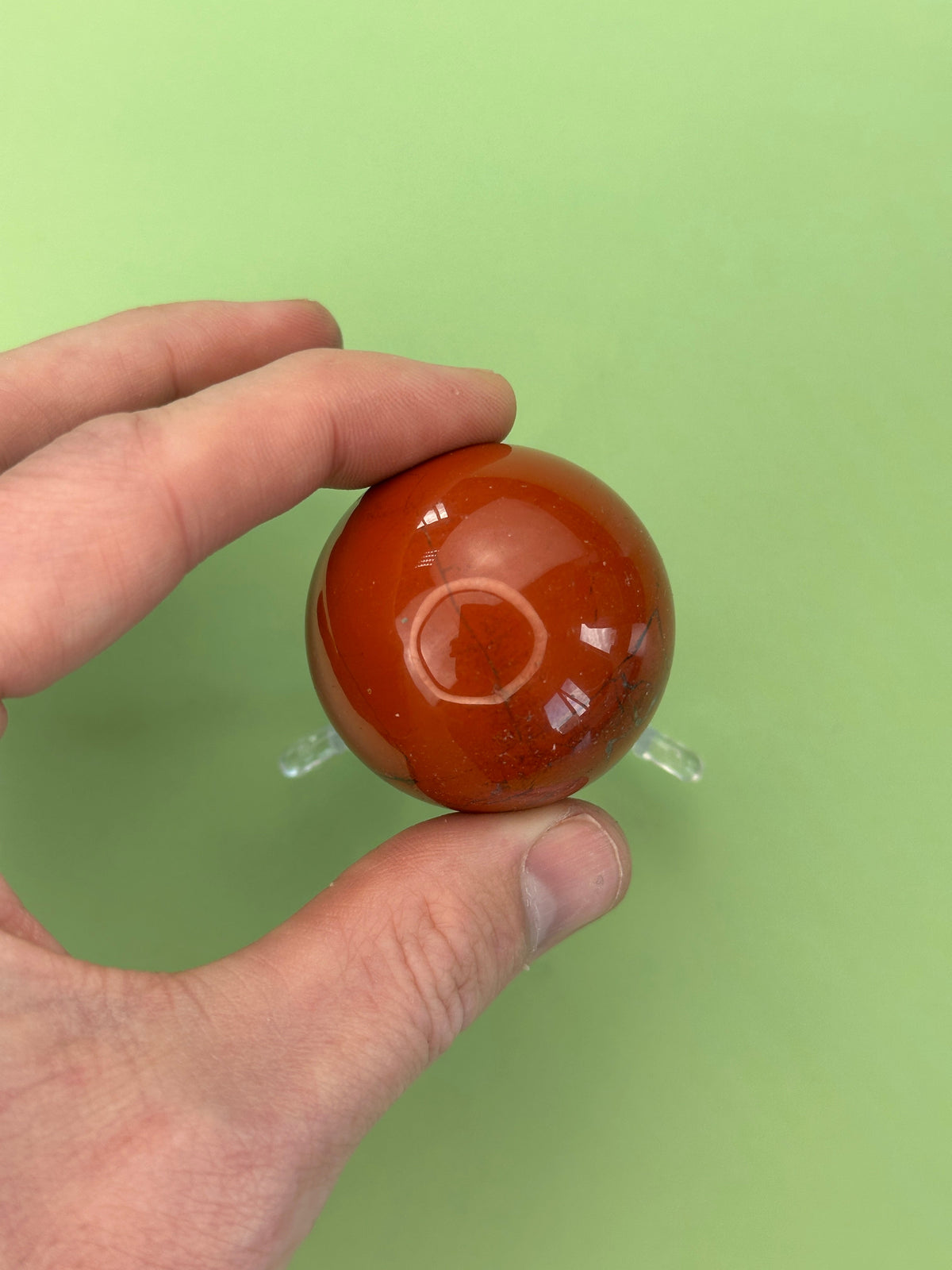 Red jasper - Medium sphere