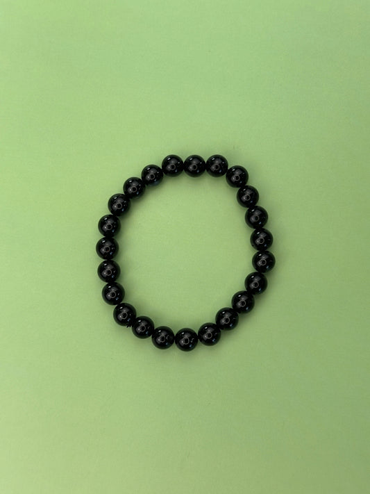 Black agate - Strength and protection - Power bead bracelet