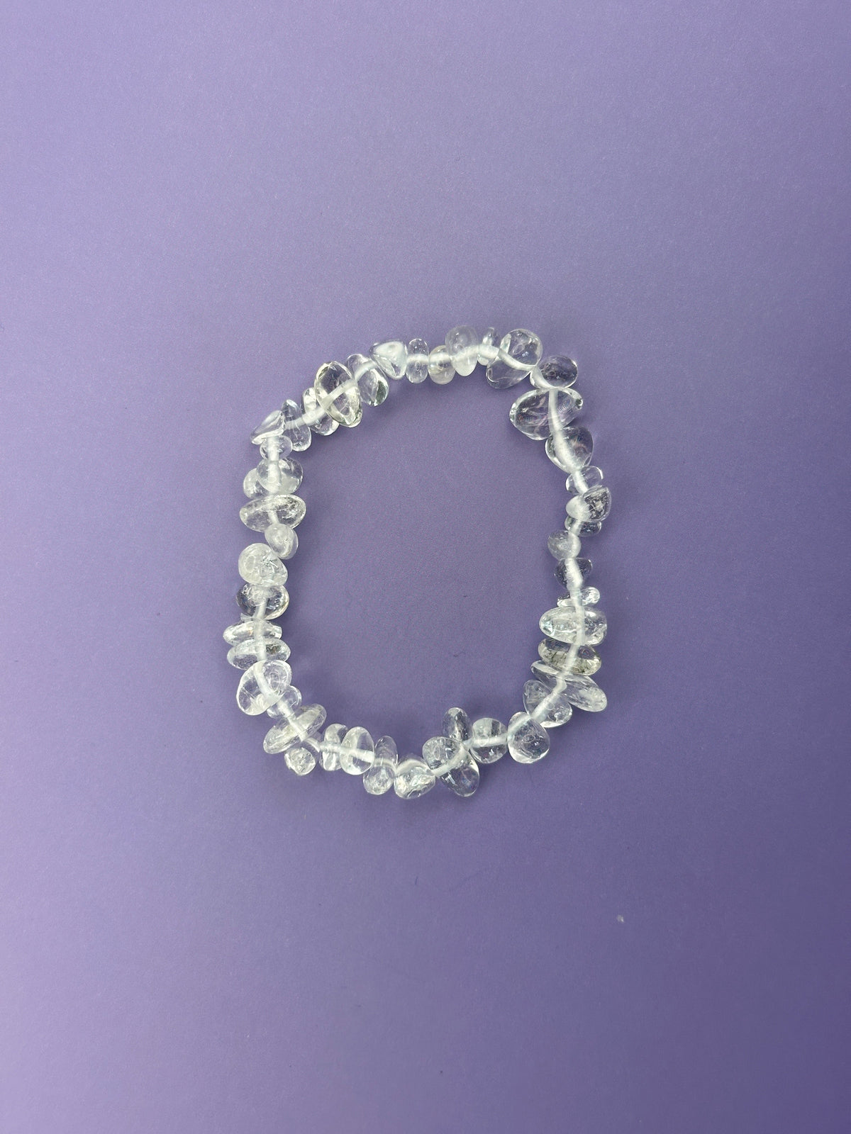 Clear quartz - Crystal chip bracelet