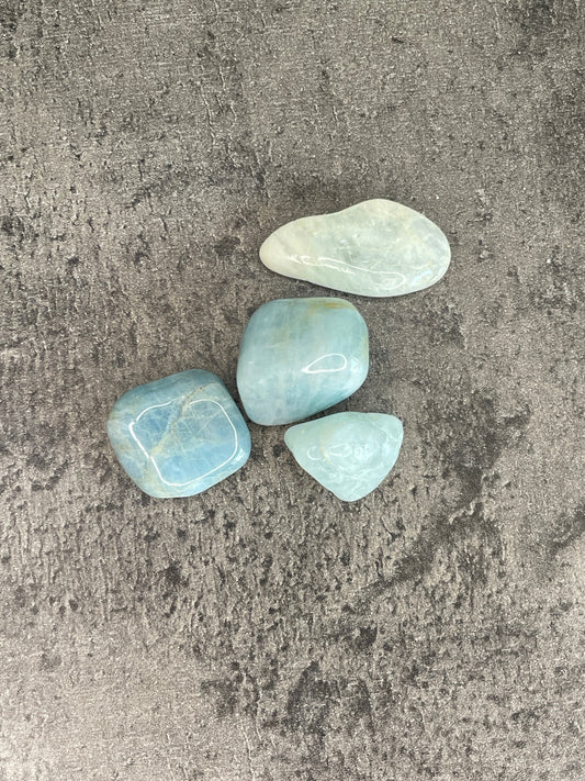 Aquamarine - Tumblestone - Small