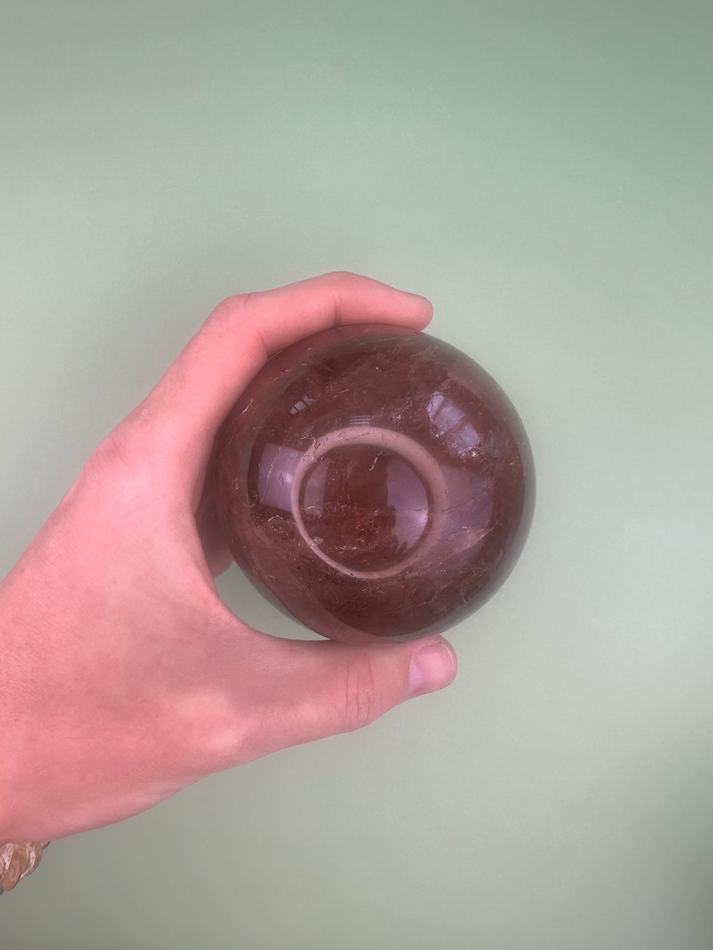 Red hematoid (Fire quartz) - XL Sphere