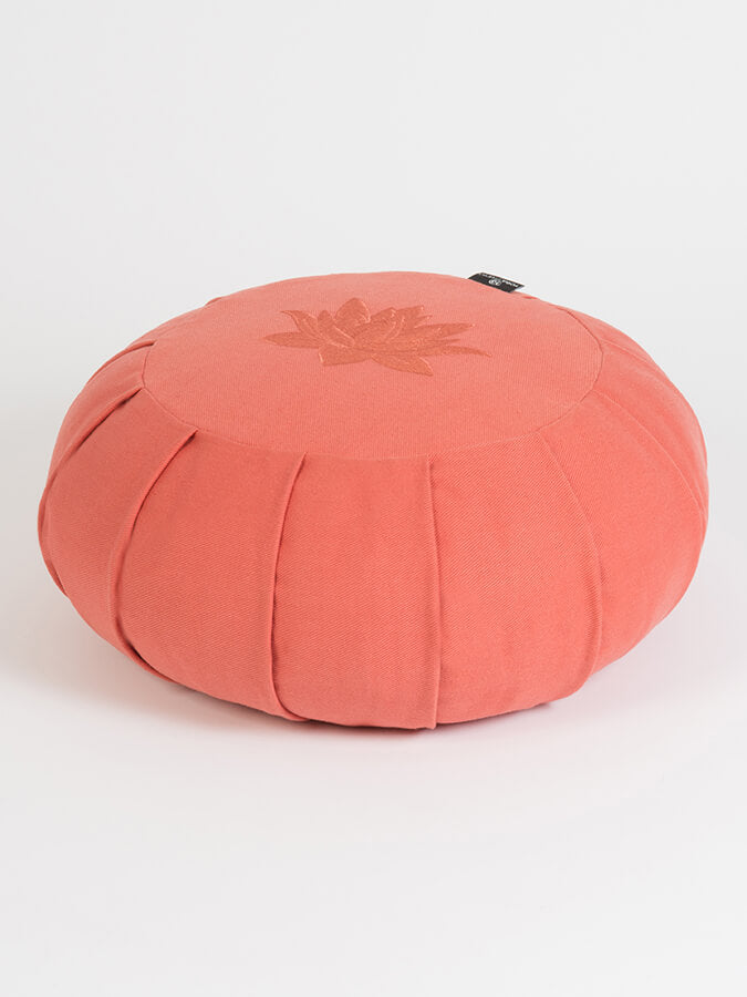 Yoga Studio GOTS Organic Cotton Round Lotus Zafu Buckwheat Cushion