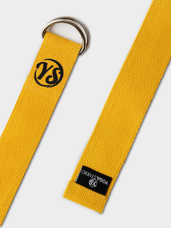 Yoga Studio GOTS Organic Cotton D-Ring 2.5m Yoga Belt Strap