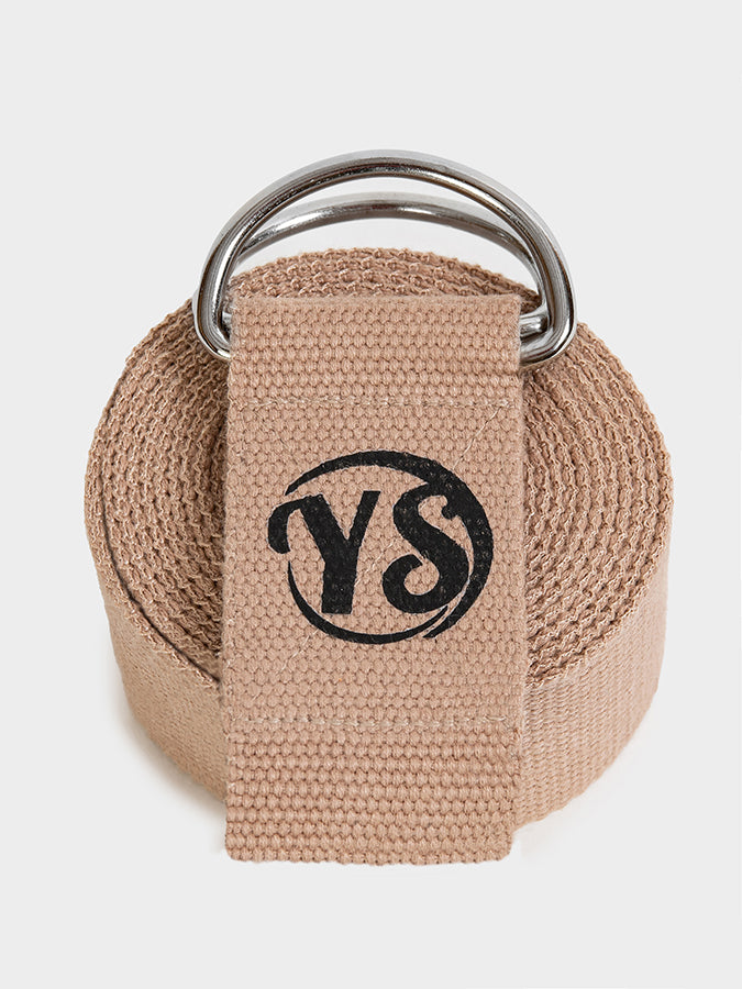 Yoga Studio GOTS Organic Cotton D-Ring 2.5m Yoga Belt Strap