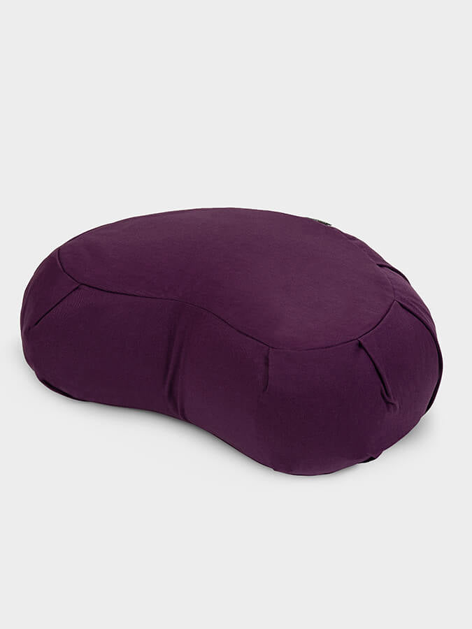 Yoga Studio European Organic Buckwheat Zafu Crescent Cushion