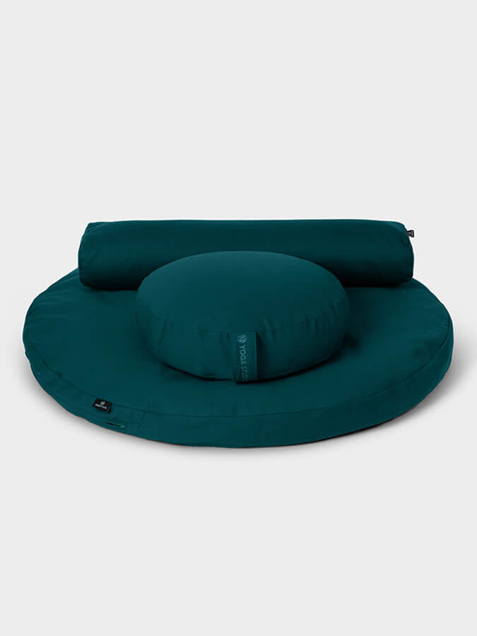 Yoga Studio EU Round Organic Zabuton Meditation Cushion Kit - Zafu & Pranayama