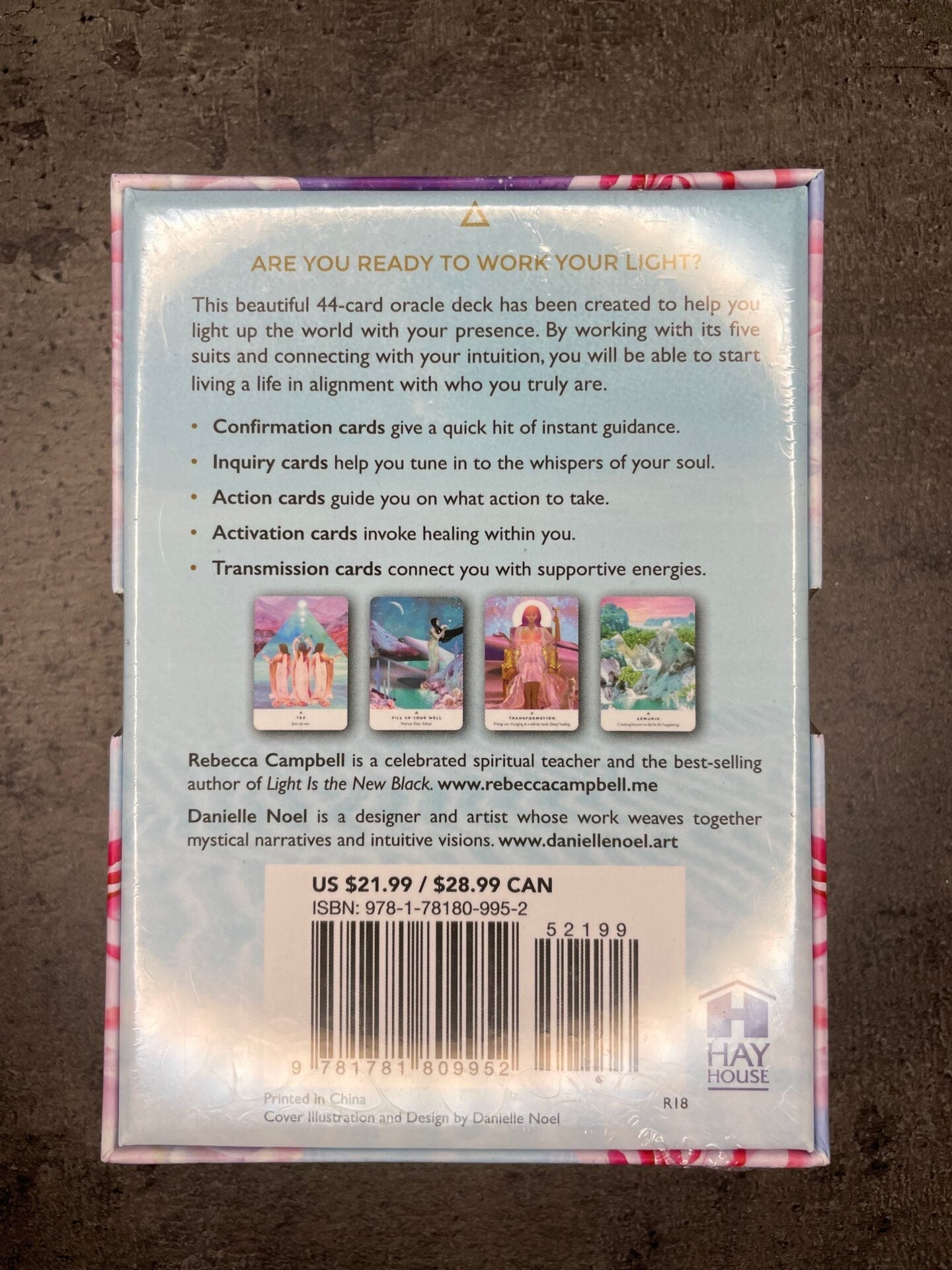 Work Your Light - Oracle deck, Rebecca Campbell