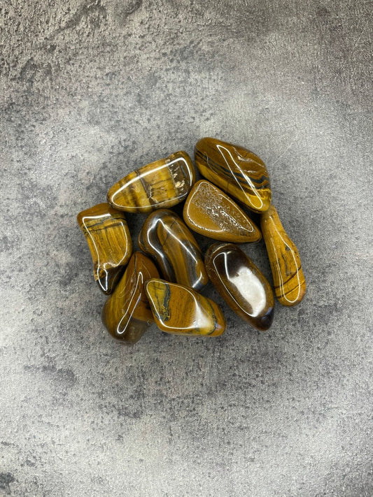 Tigers eye - Tumblestone