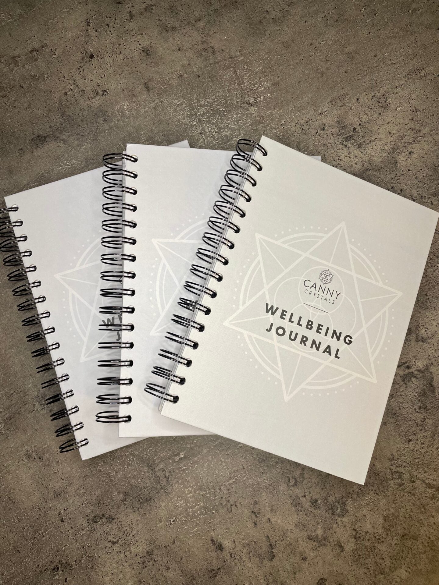 Wellbeing journal - Hardback, A5 (+ FREE CRYSTAL!)