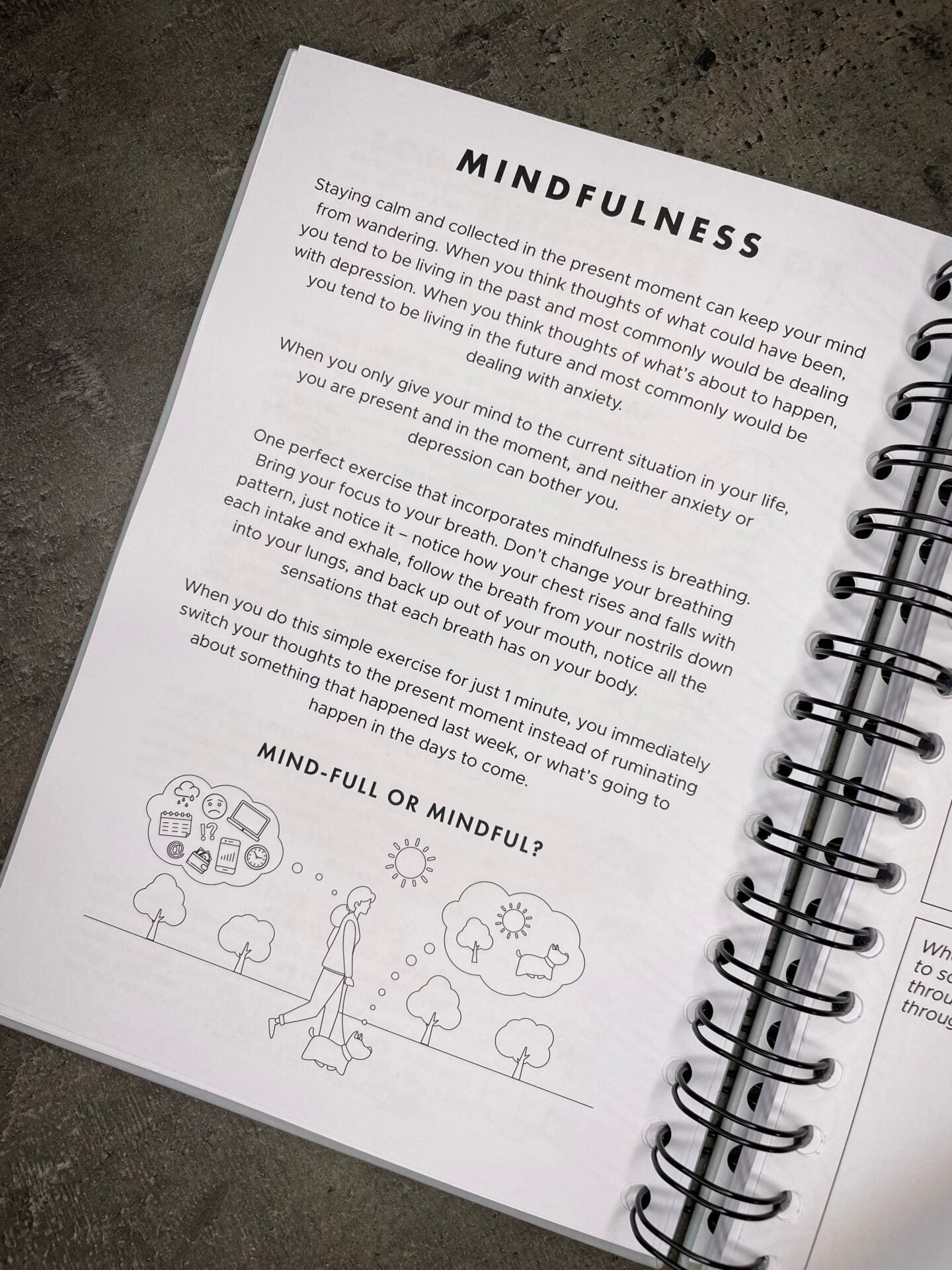 Wellbeing journal - Hardback, A5 (+ FREE CRYSTAL!)