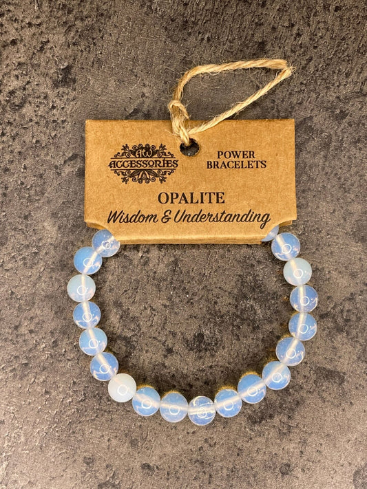 Opalite - Wisdom and understanding - Power bead bracelet