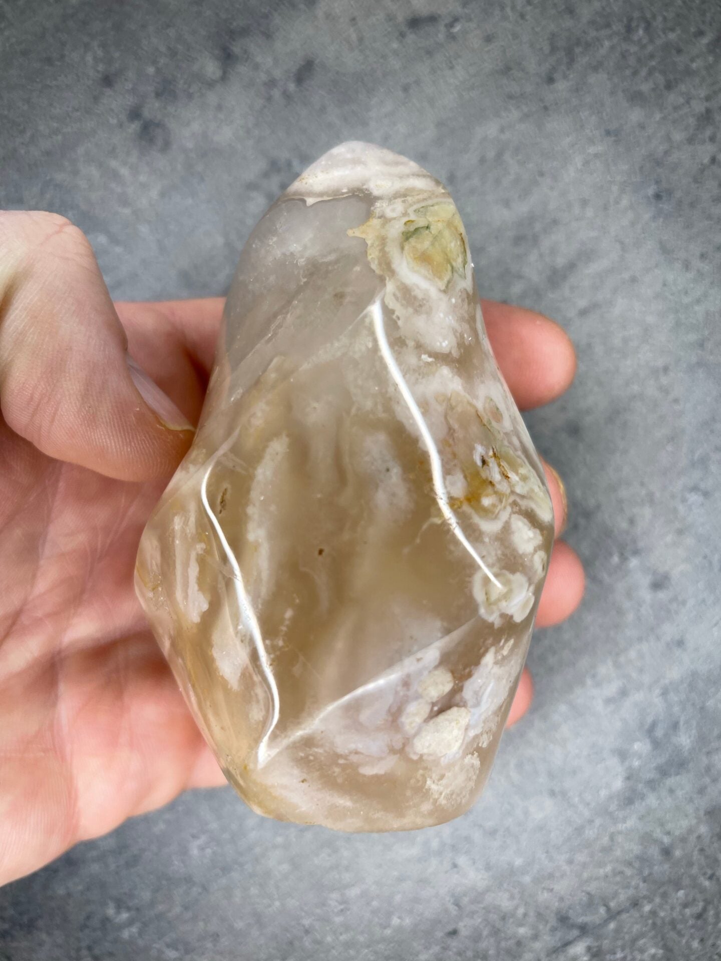 Flower agate - Flame