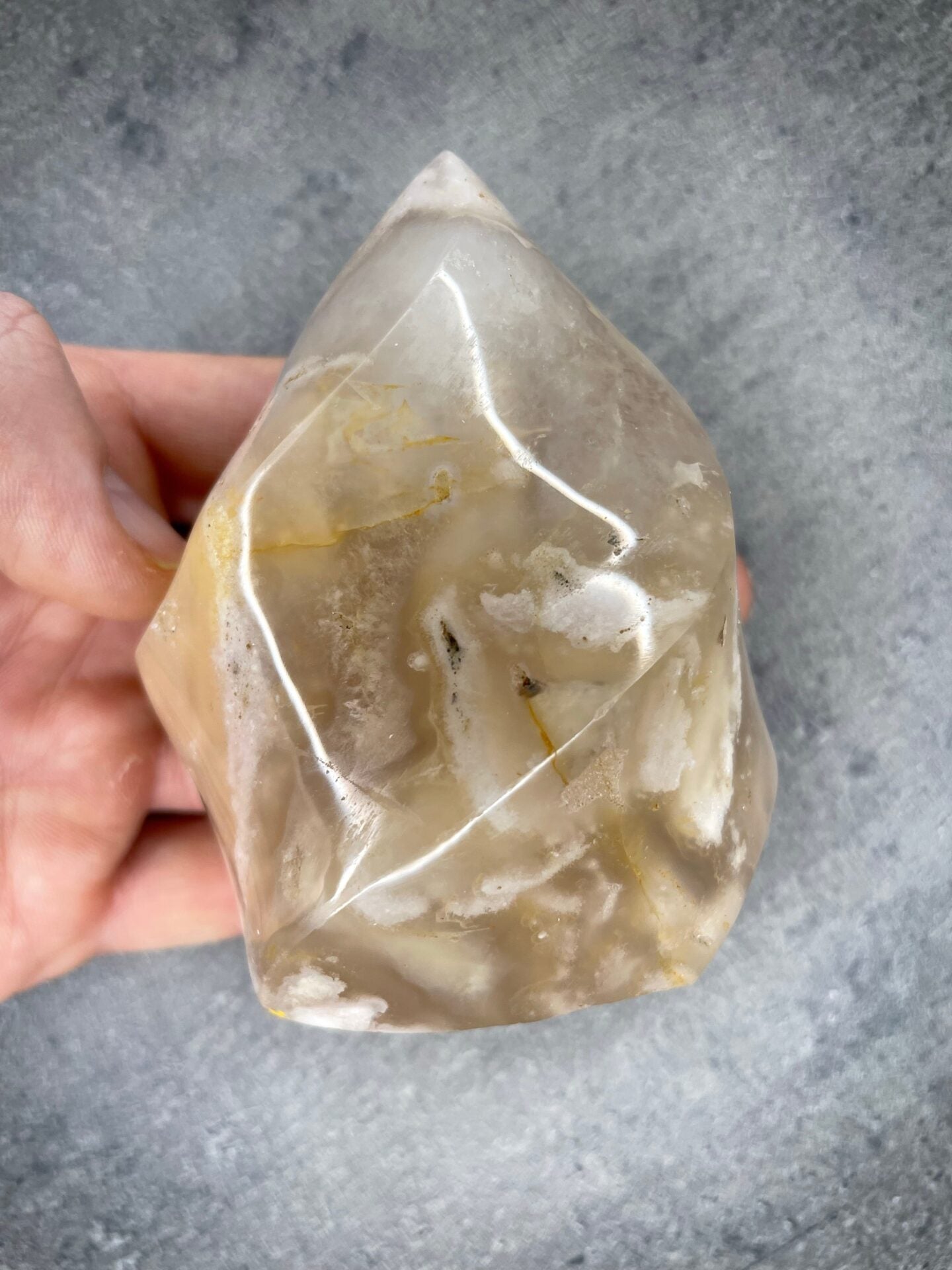 Flower agate - Flame