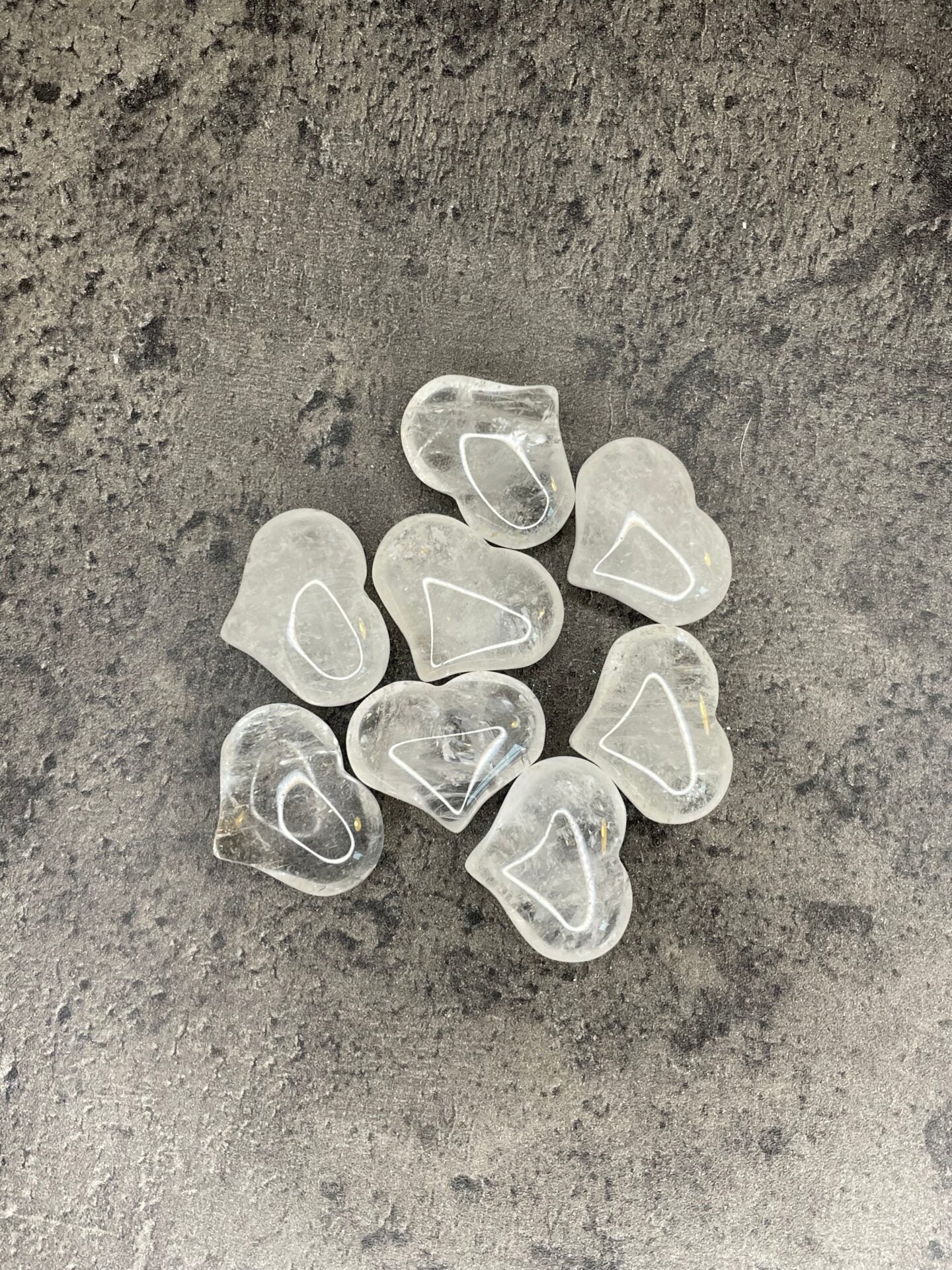 Clear quartz - Mini heart