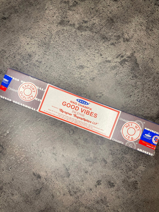 Good vibes, satya incense sticks