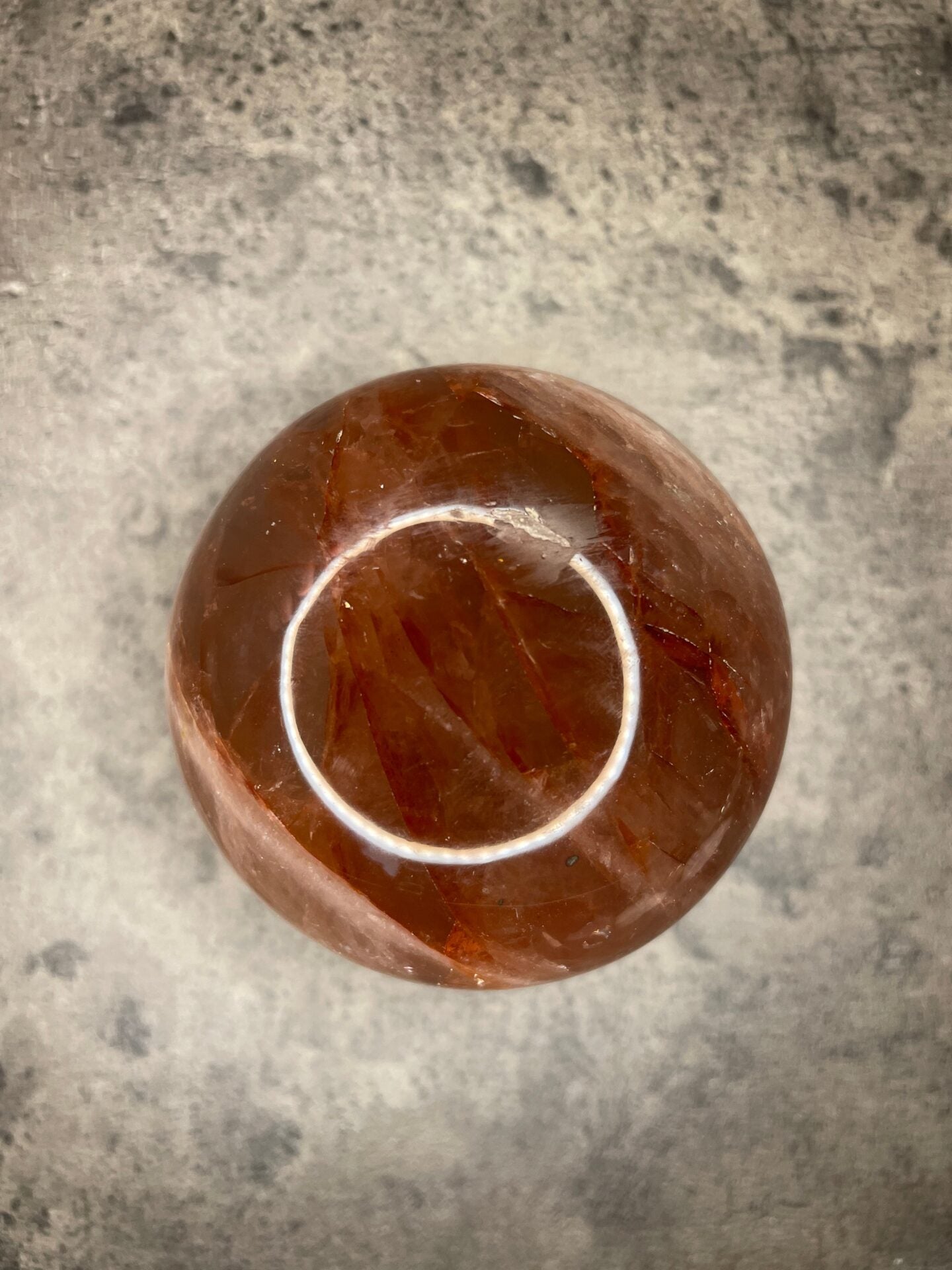 Red hematoid (Fire quartz) - XL Sphere