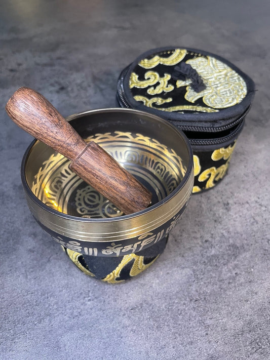 Tibetan singing bowl set