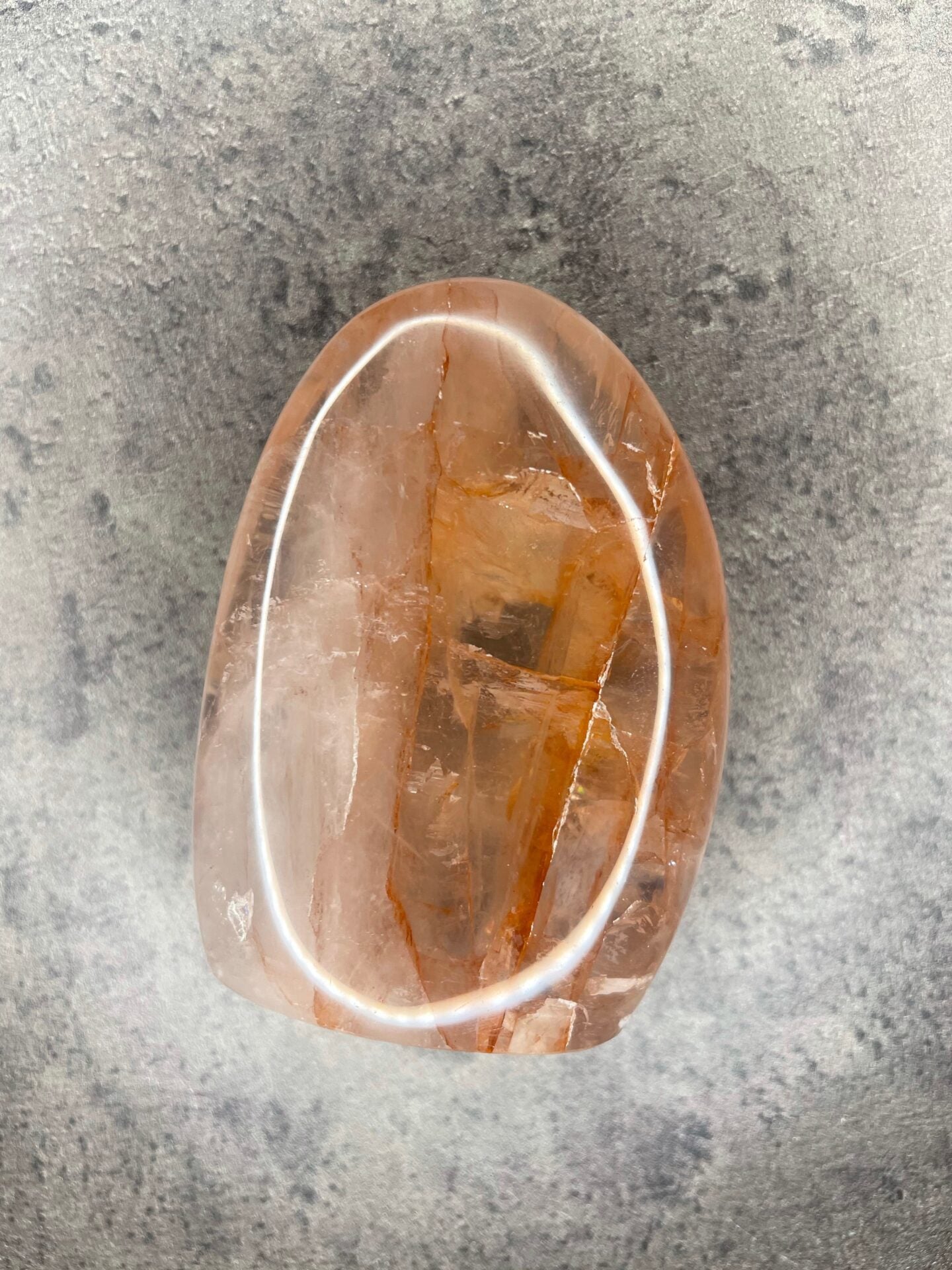 Red hematoid (Fire quartz) - Free form