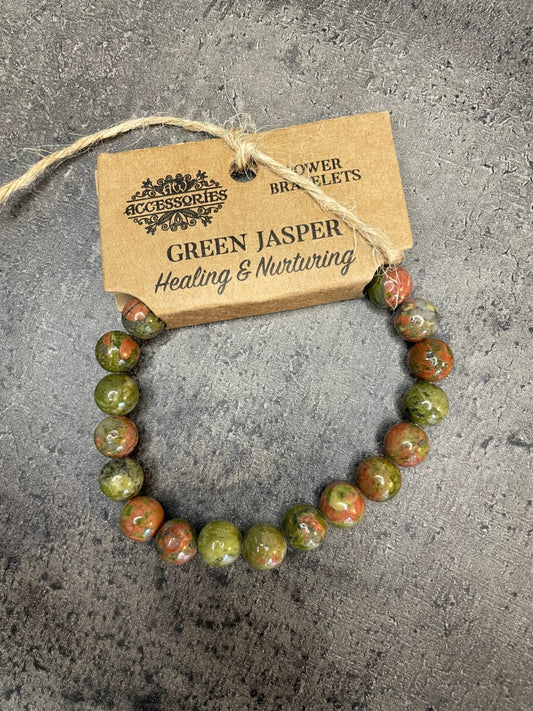 Unakite - Healing and nurturing - Power bead bracelet