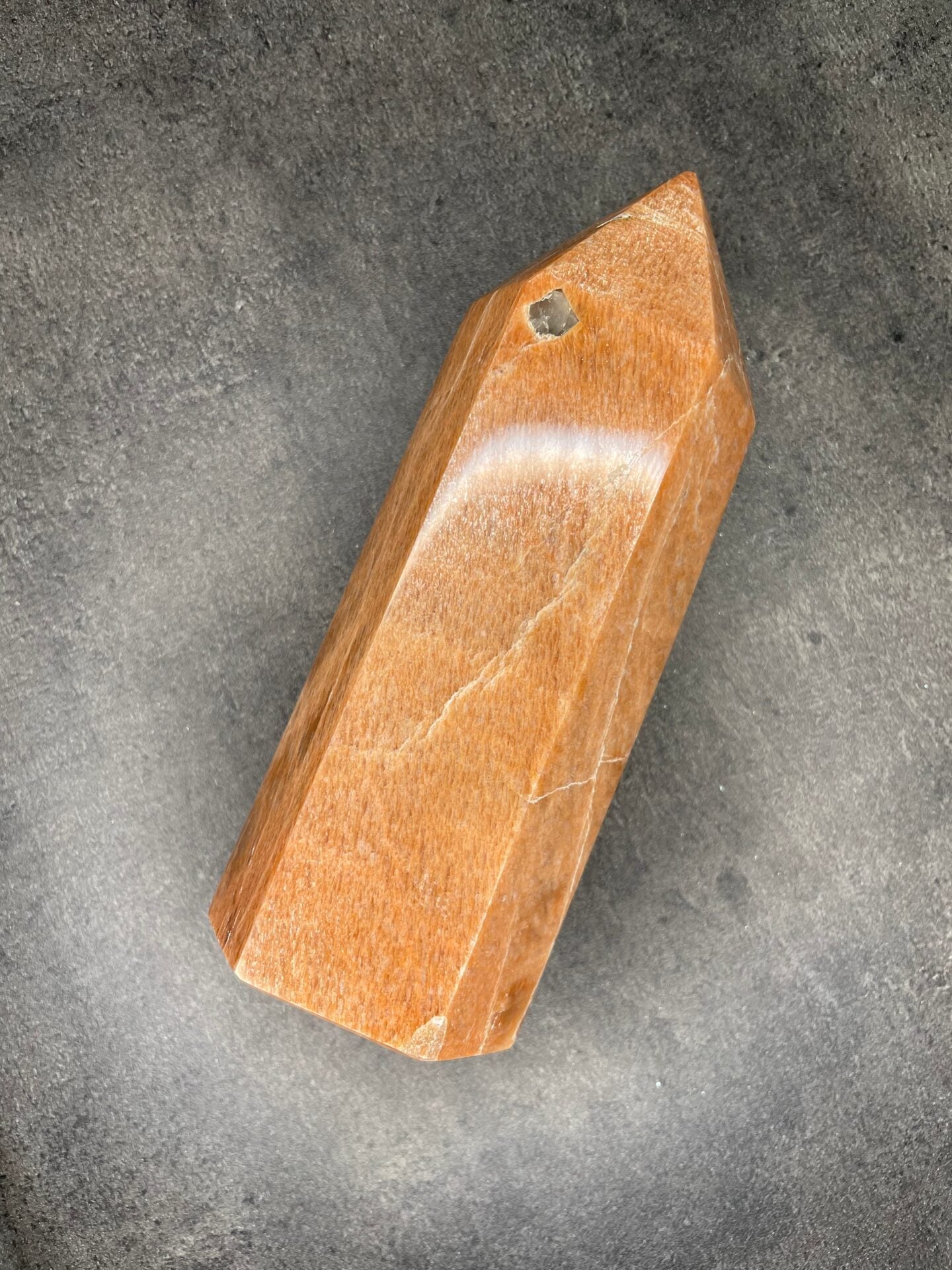 Peach moonstone - XL tower