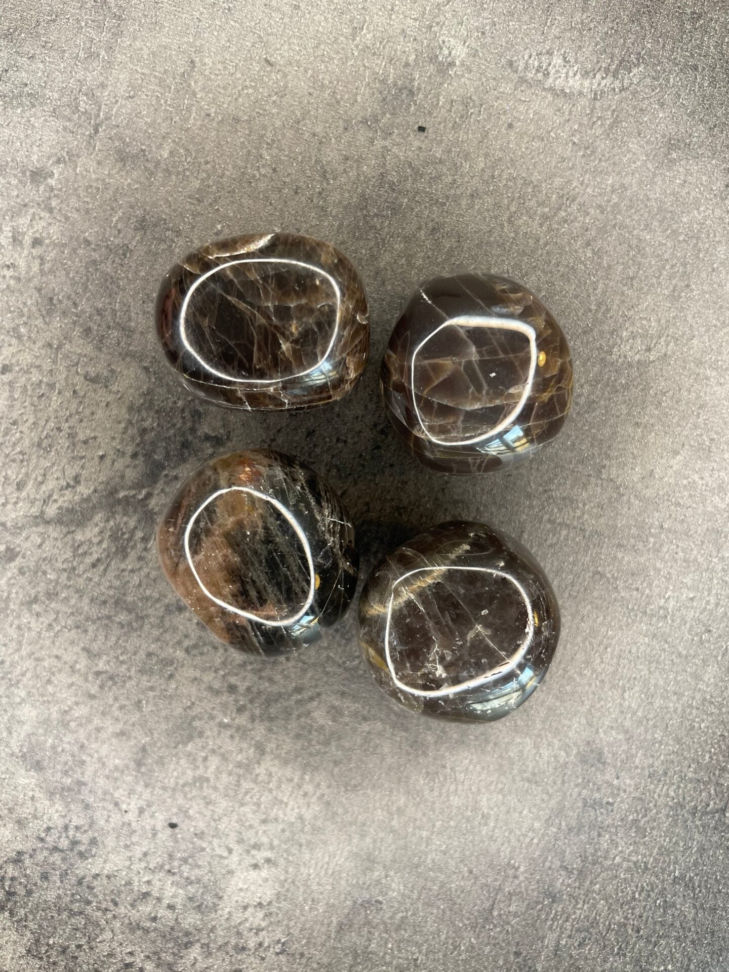 Black moonstone - Tumblestone