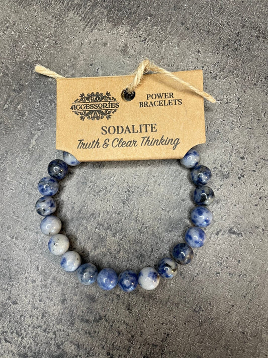 Sodalite - Truth and clear thinking - Power bead bracelet