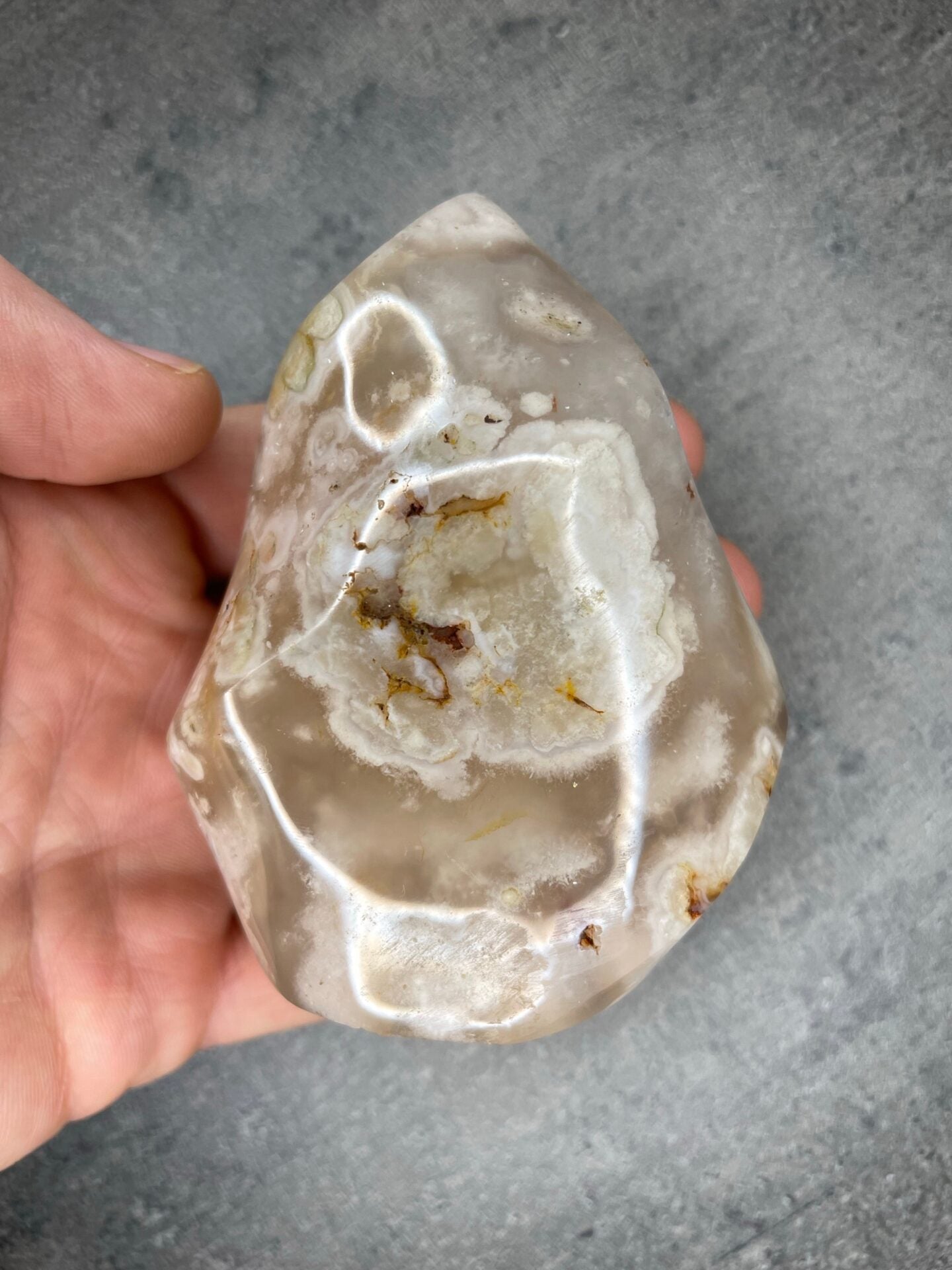 Flower agate - Flame