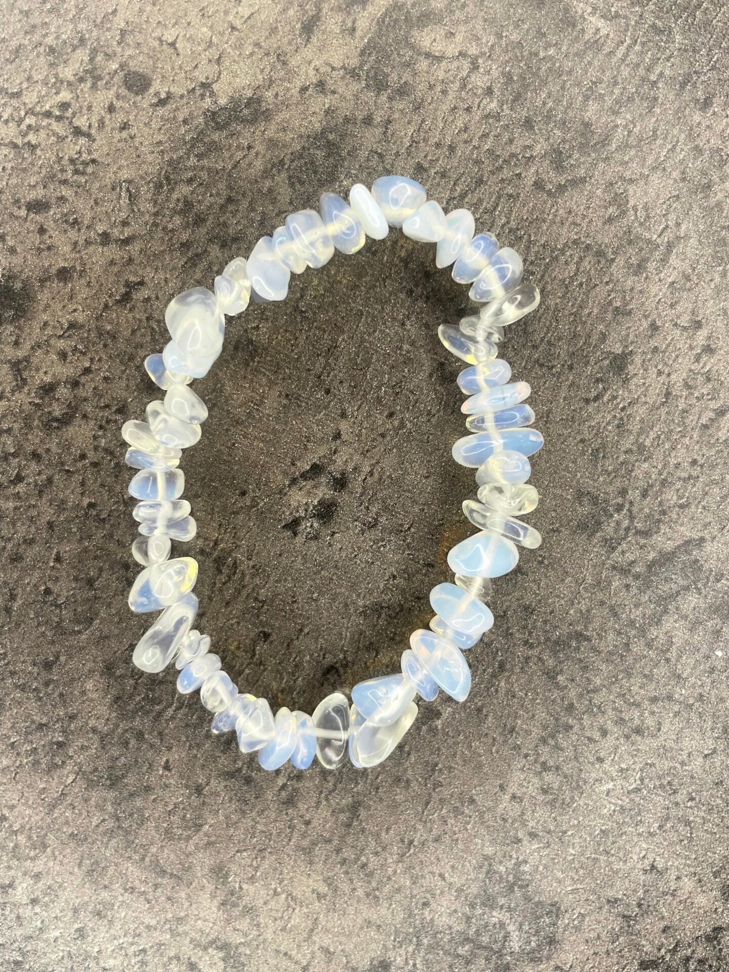 Opalite - Crystal chip bracelet