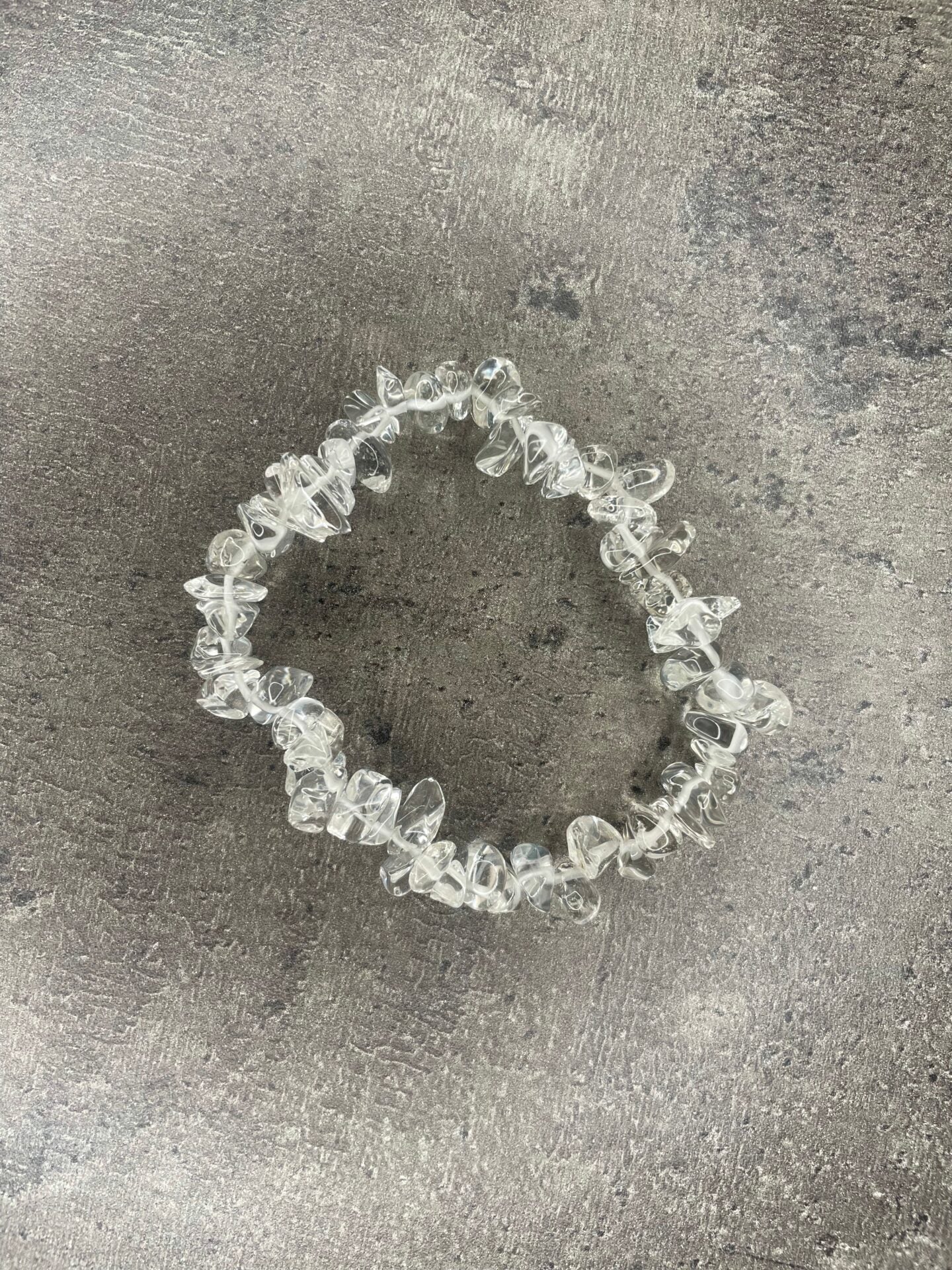Clear quartz - Crystal chip bracelet