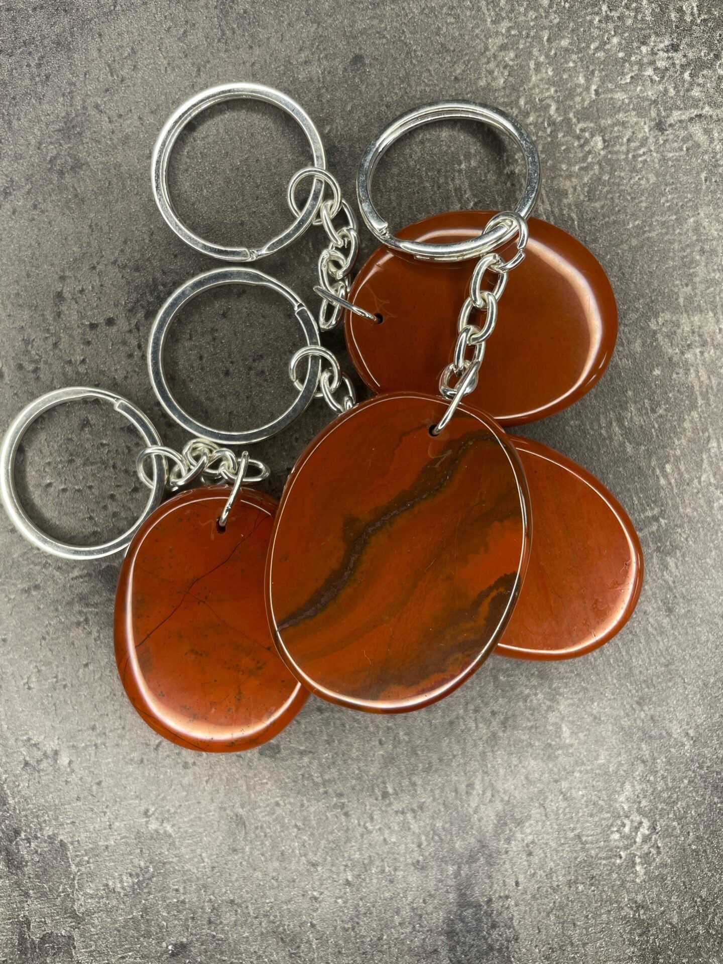 Red jasper - Keyring