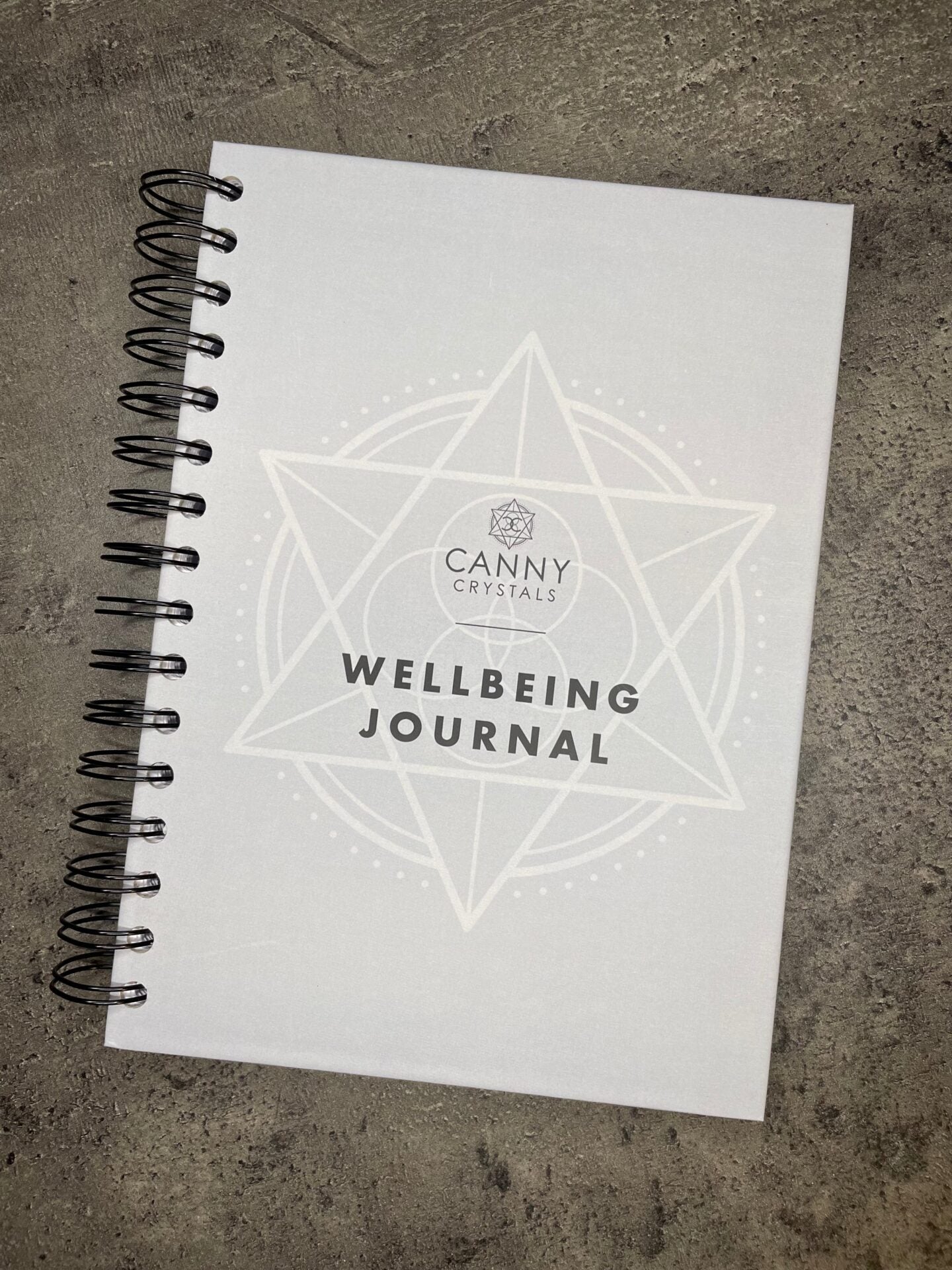 Wellbeing journal - Hardback, A5 (+ FREE CRYSTAL!)