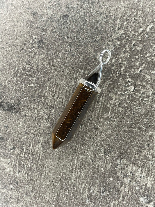 Willpower pendant - Tiger's eye (sterling silver)
