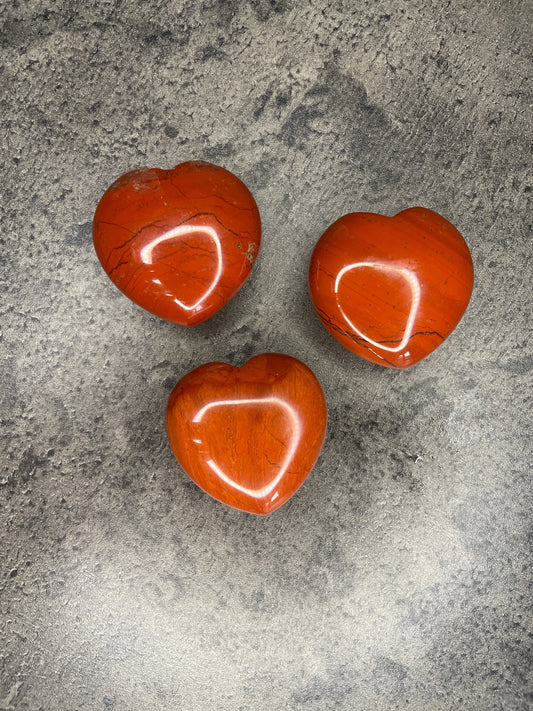 Red jasper - Medium heart