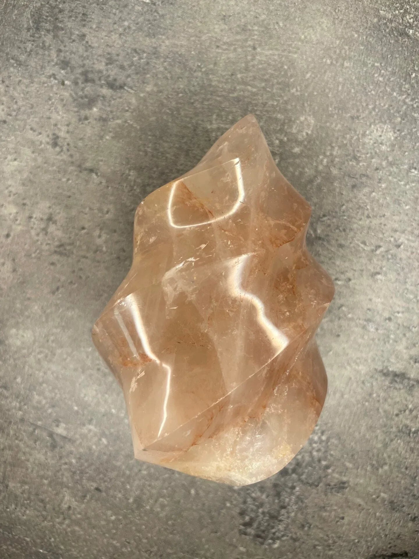 Red hematoid (Fire quartz) - Flame