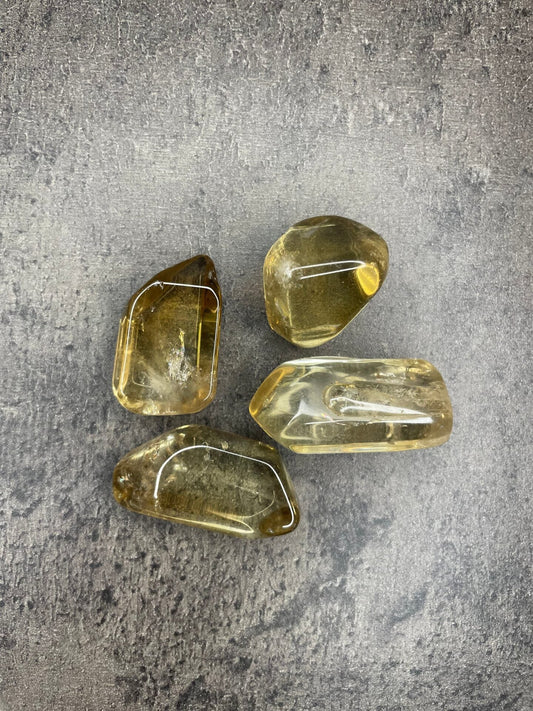 Natural citrine - Tumblestone