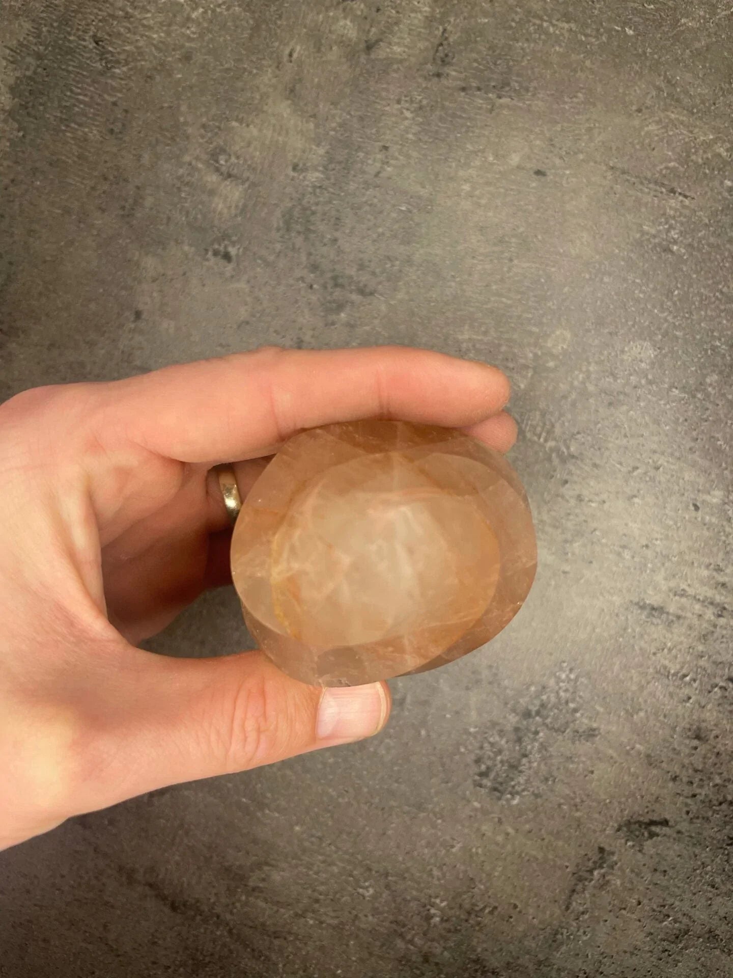 Red hematoid (Fire quartz) - Flame