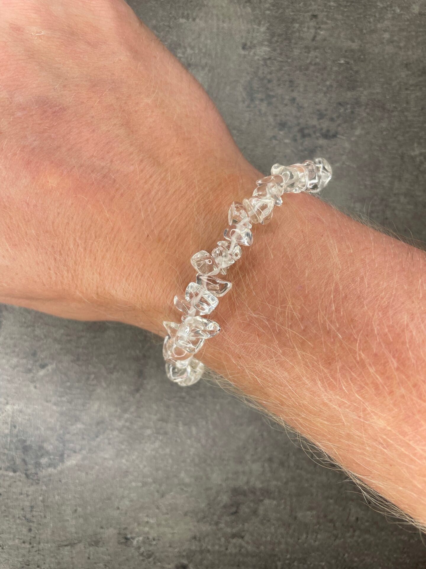 Clear quartz - Crystal chip bracelet