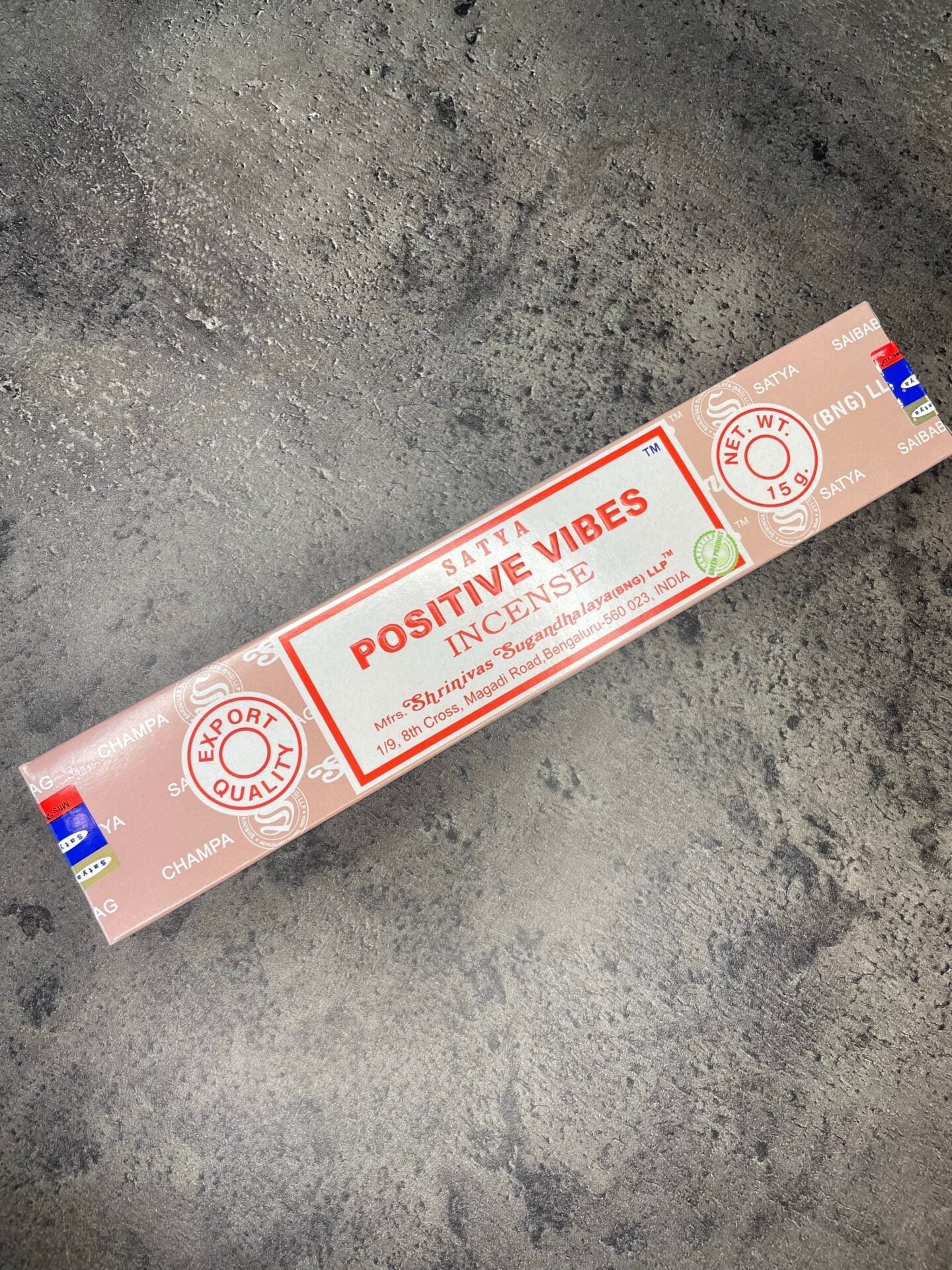 Positive vibes, satya incense sticks