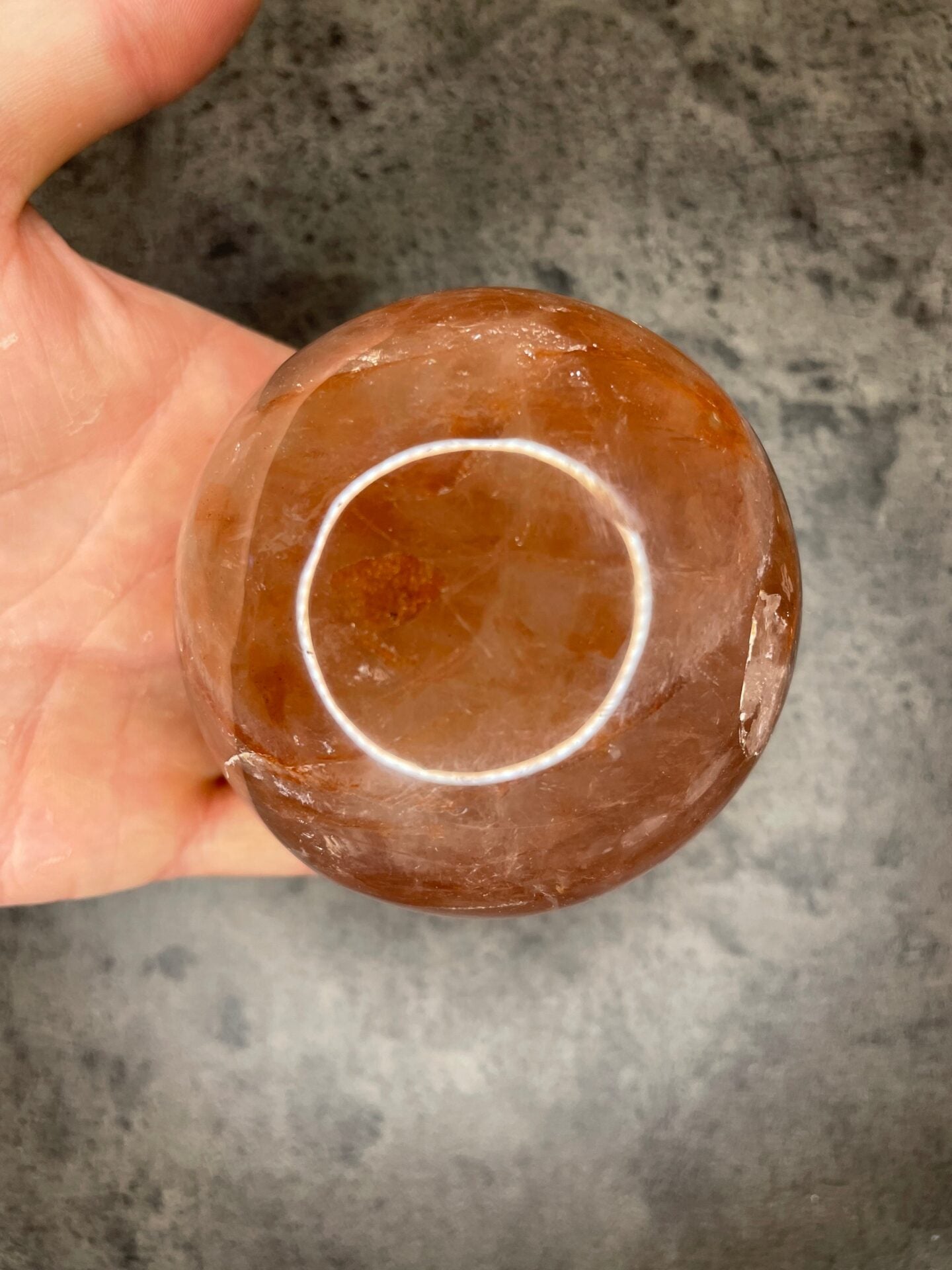 Red hematoid (Fire quartz) - XL Sphere