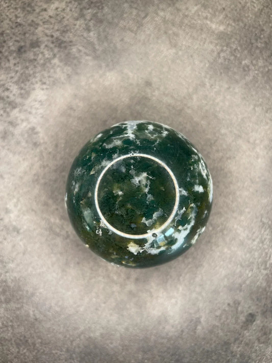 Moss agate - Large sphere