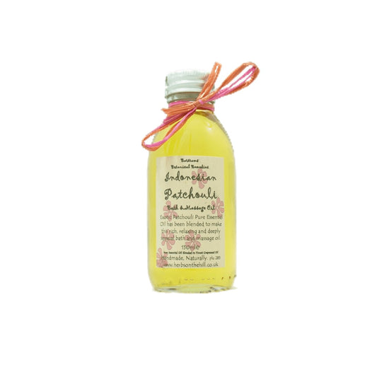Indonesian Patchouli Bath & Massage Oil 150ml - Earthy, grounding, and sensual