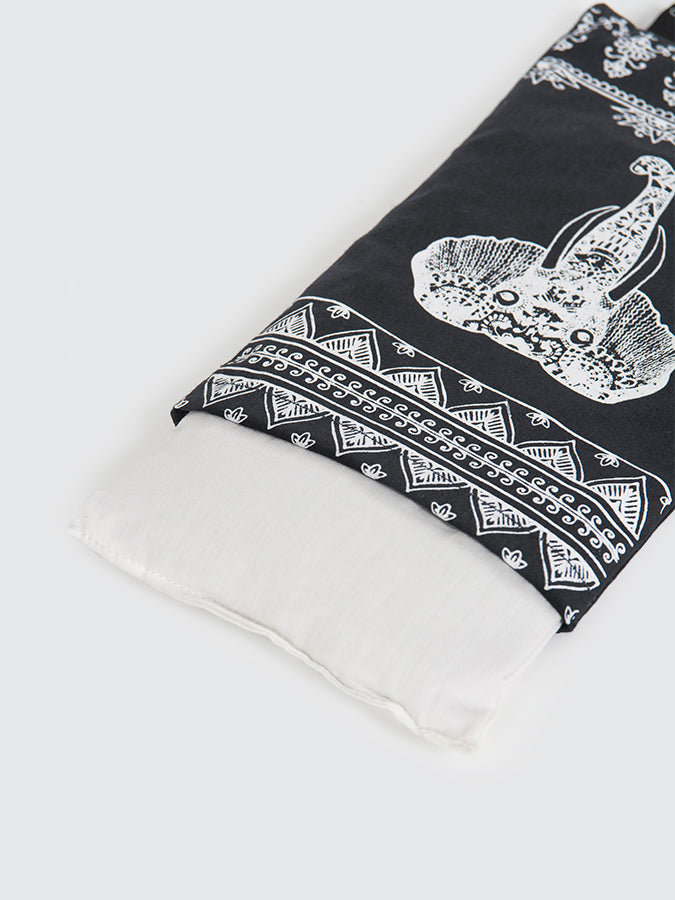 Yoga Studio GOTS Organic Cotton Lavender Scented & Unscented Linseed Aztec Elephant Eye Pillows